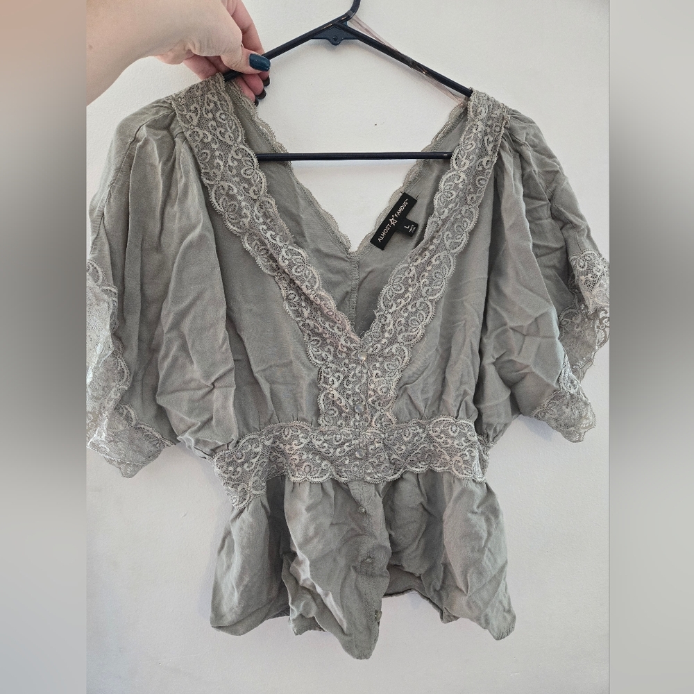 Almost Famous Babydoll Blouse